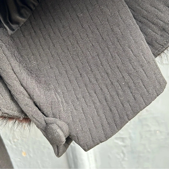 Vintage 1950’s fur trimmed Evening Coat, size  Large - Picture 14 of 15